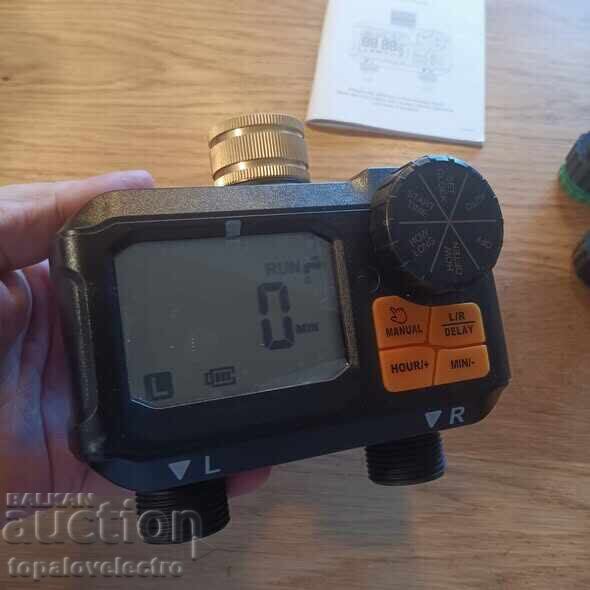 Licitație Programator, timer pentru irigare, 2 ieșiri, automat și manual Licitație Programator, timer pentru irigare, 2 ieșiri, automat și manual
