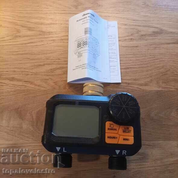 Programator, timer pentru irigare, 2 ieșiri, automat și manual - 6 Programator, timer pentru irigare, 2 ieșiri, automat și manual - 6