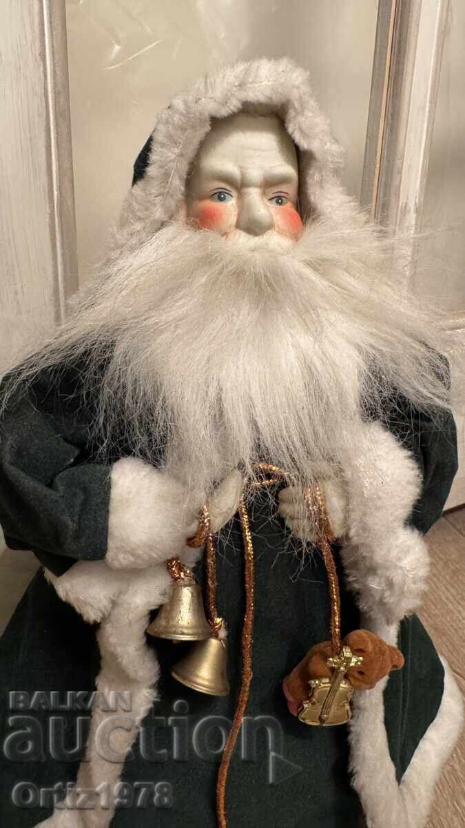 Moș Crăciun mare, vechi, din porțelan – vârf de brad cu preț 95.00 BGN | € 48.57