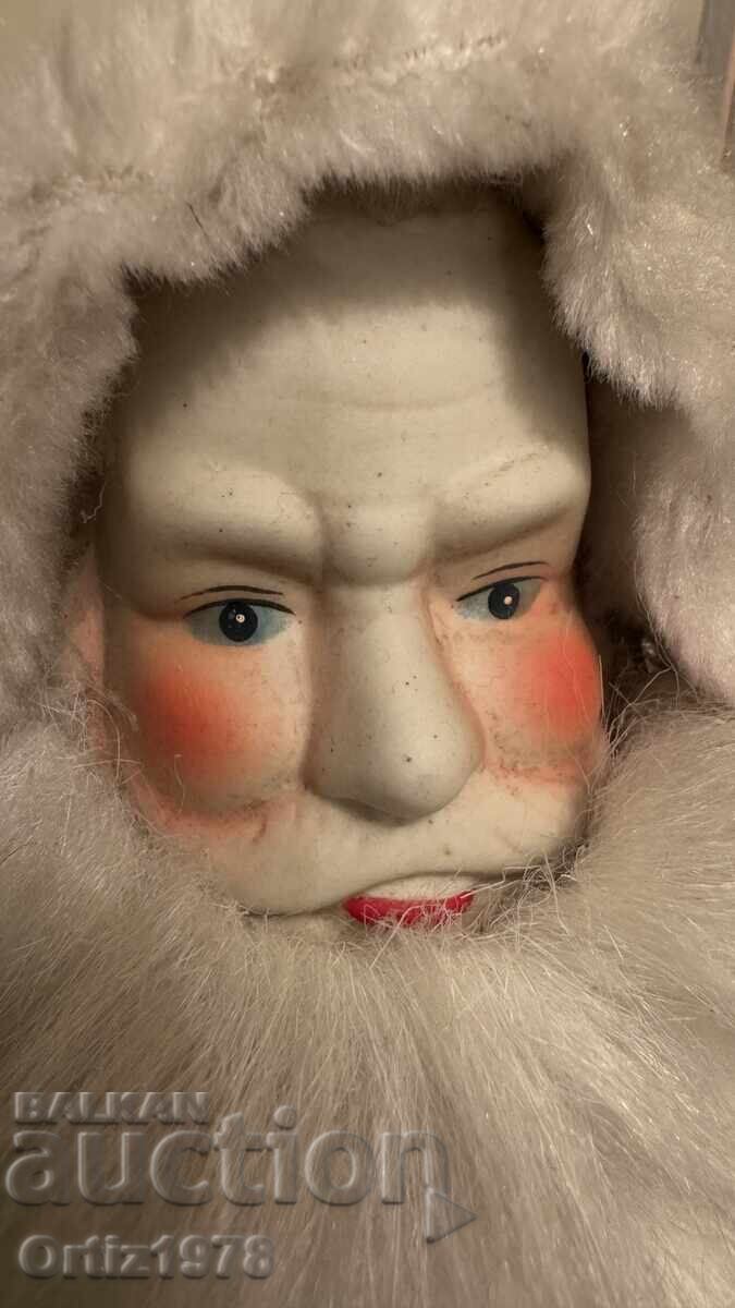 Livrarea Moș Crăciun mare, vechi, din porțelan – vârf de brad