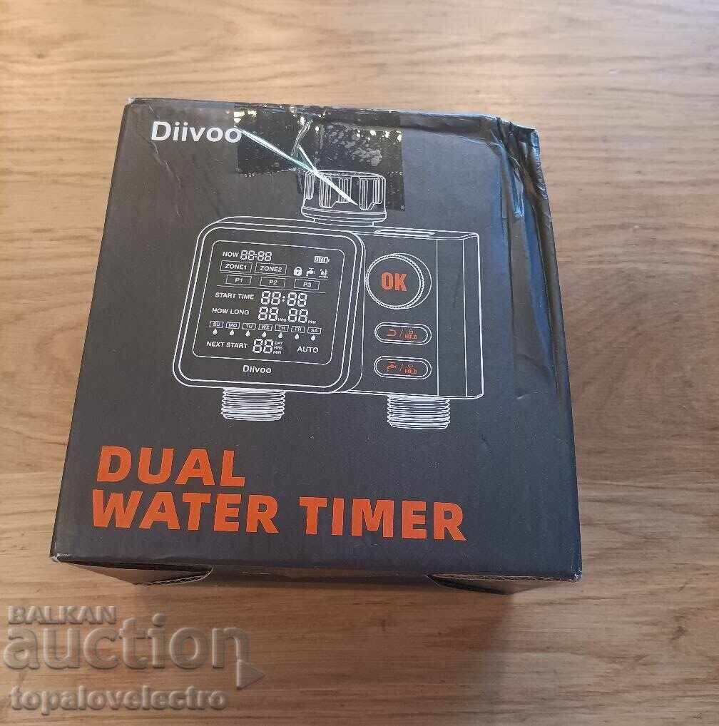 Programator, timer pentru irigare cu 2 ieșiri, 6 programe independente - 7