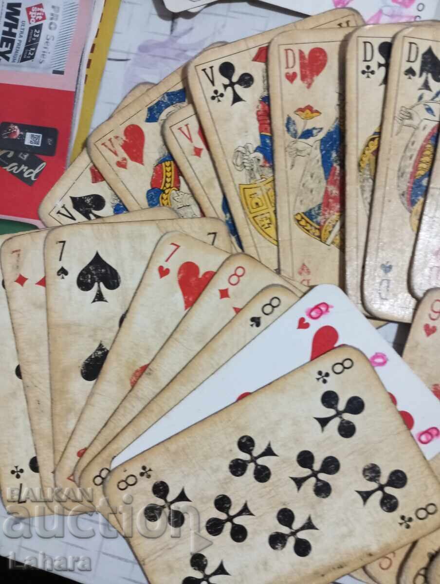 Old retro cards for belote 32 with many jokers with price 0.01 BGN | € 0.01 Old retro cards for belote 32 with many jokers with price 0.01 BGN | € 0.01