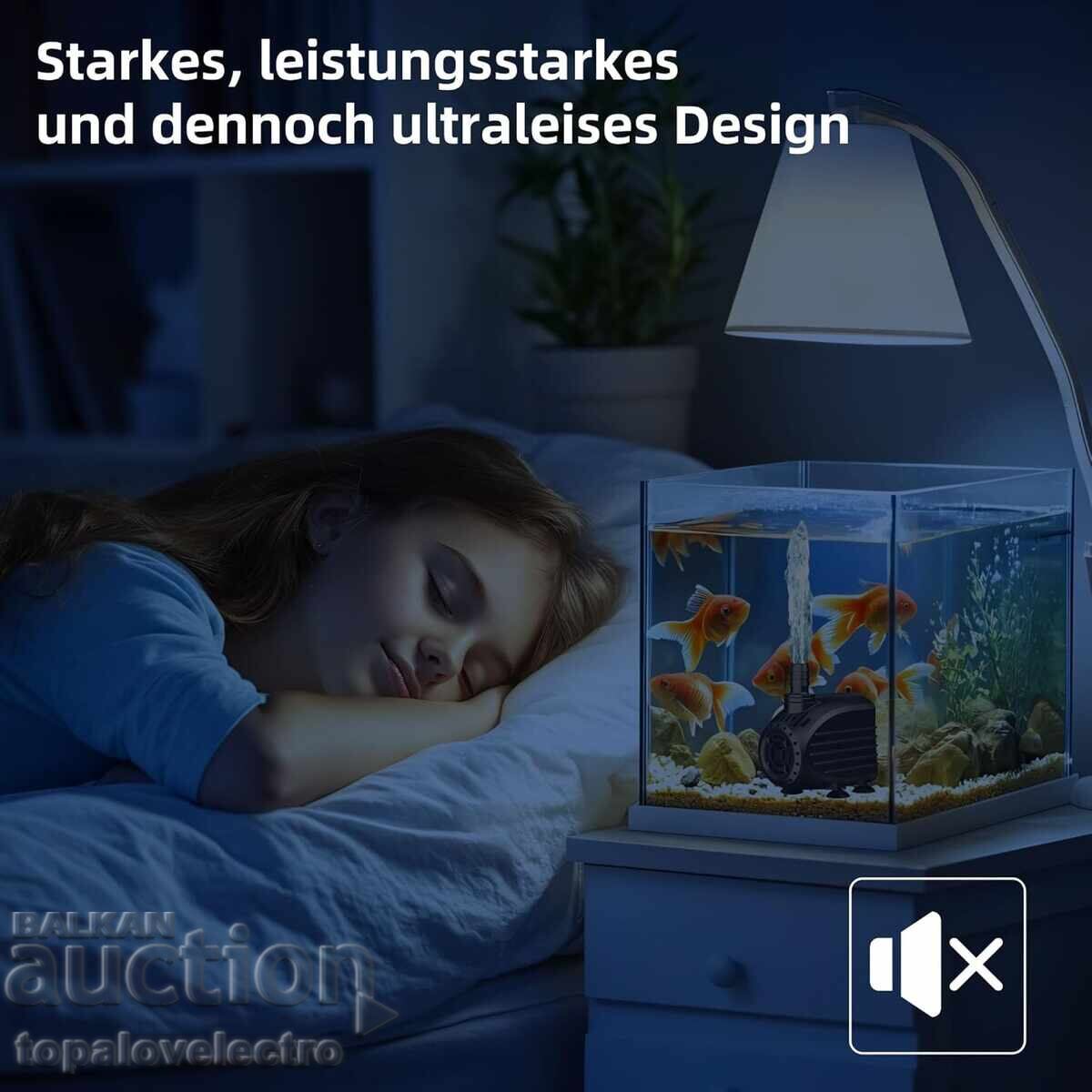 NEW! Ultra-quiet fountain pump 750 L/H - submersible, energy-saving with price 18.00 BGN | € 9.20