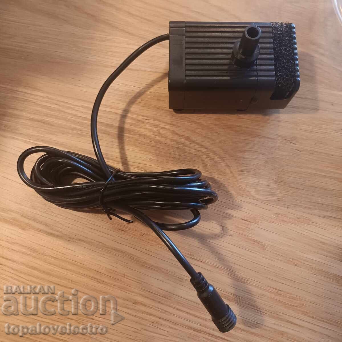 Delivery of Solar fountain 7.5W with filter, 10 nozzles, dry run protection and with