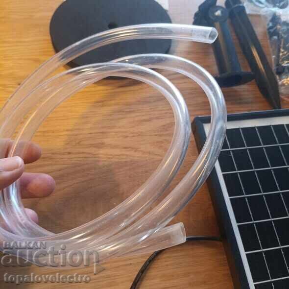 Solar fountain 7.5W with filter, 10 nozzles, dry run protection and with - 6