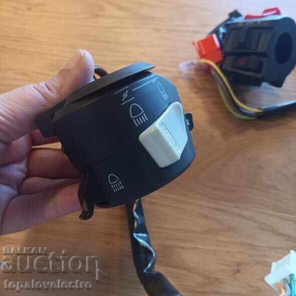 Livrarea NOU! Întrerupător universal 12V pentru motocicletă, set stânga/dreapta