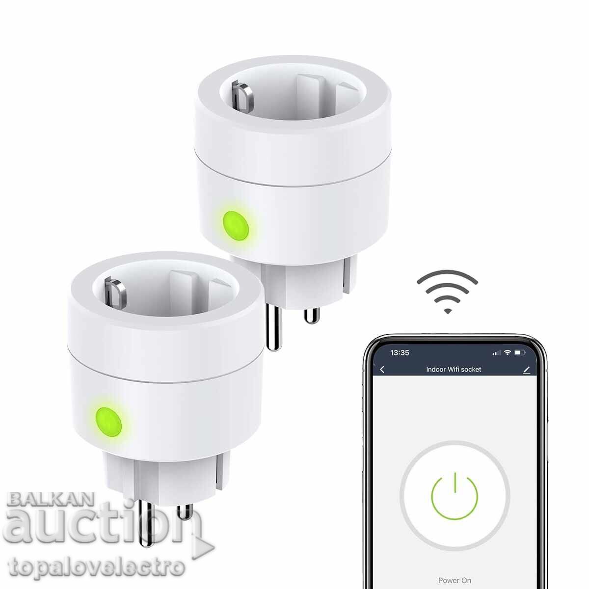 НОВИ! Смарт контакти, WiFi, Alexa, Smart Life, 2,4 GHz, 16A,