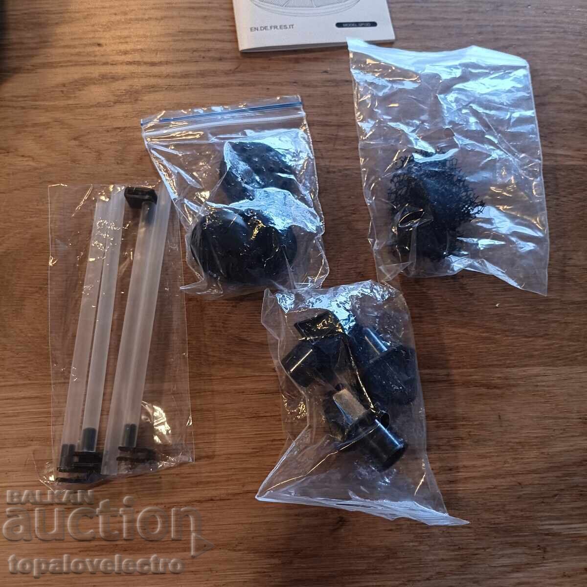 Solar fountain for garden, 3.5W, 8 nozzles, LED lighting - 7