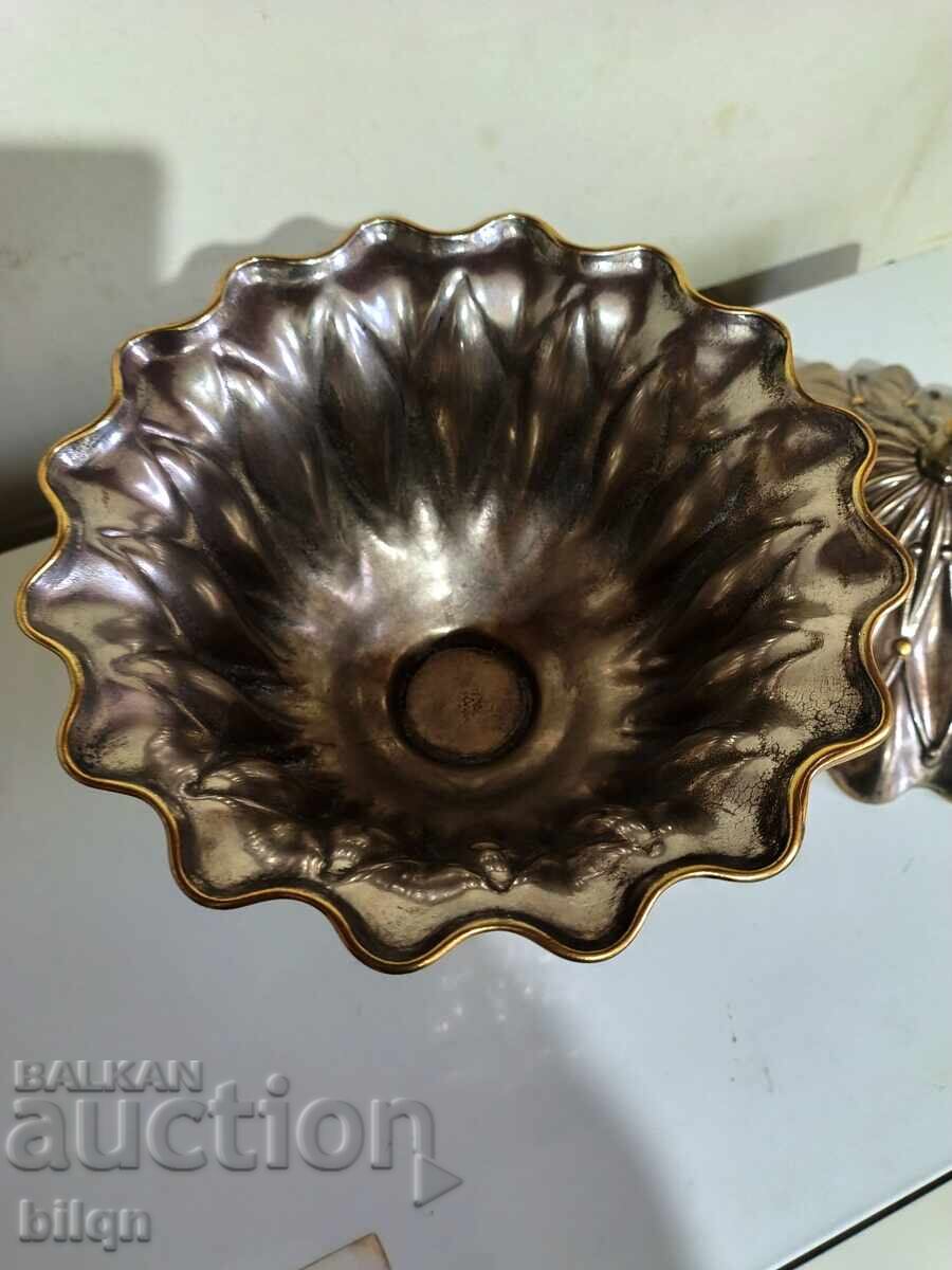 Delivery of Great Old Silver Plated Dish Delivery of Great Old Silver Plated Dish