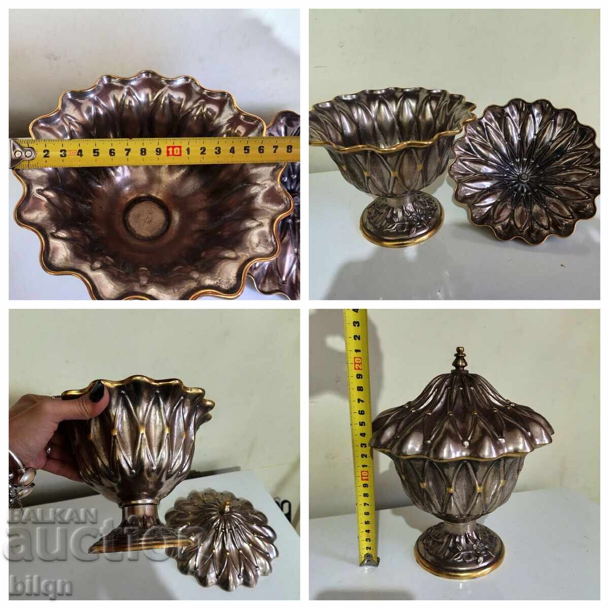 Great Old Silver Plated Dish - 7 Great Old Silver Plated Dish - 7