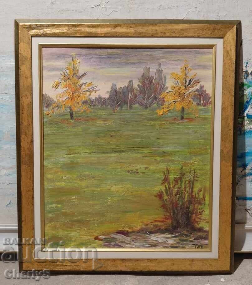 картина масло около 1970г