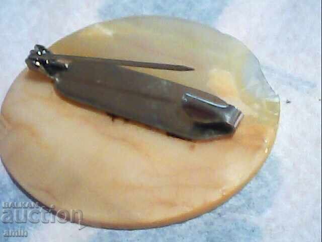 Broșe frumoase din argint placat cu aur pentru colier - 7