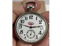 FULGER FULGER TREN SOVIETIC CCCP CEAS DE BĂRBAT DE BUZUNAR FUNCȚIONEAZĂ