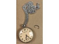 FULGER FULGER NAVĂ SOȚ USSR CEAS DE BUZUNAR BĂRBĂTESC FUNCȚIONEAZĂ