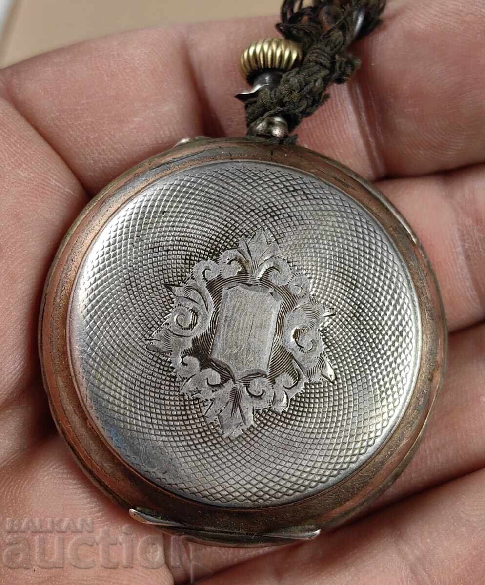 Πάνω από 100-ΕΤΗΣ ΑΝΔΡΙΚΟ ΑΡΓΥΡΟ ΤΣΕΠΕΣΙΑΣ ΡΟΛΟΪ ΛΕΙΤΟΥΡΓΕΙ - 5