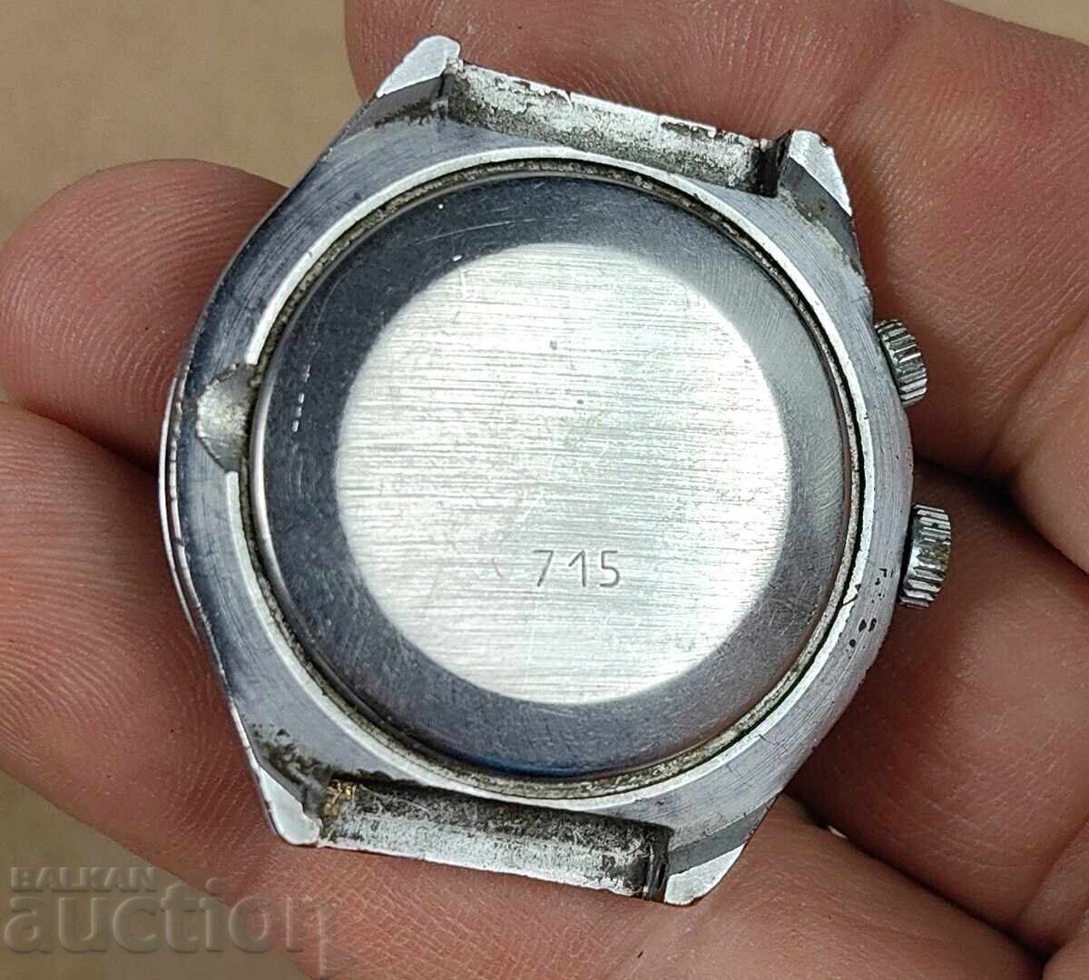 Auction ROCKET CALENDAR NON-WORKING MEN'S WATCH USSR FOR PARTS Auction ROCKET CALENDAR NON-WORKING MEN'S WATCH USSR FOR PARTS