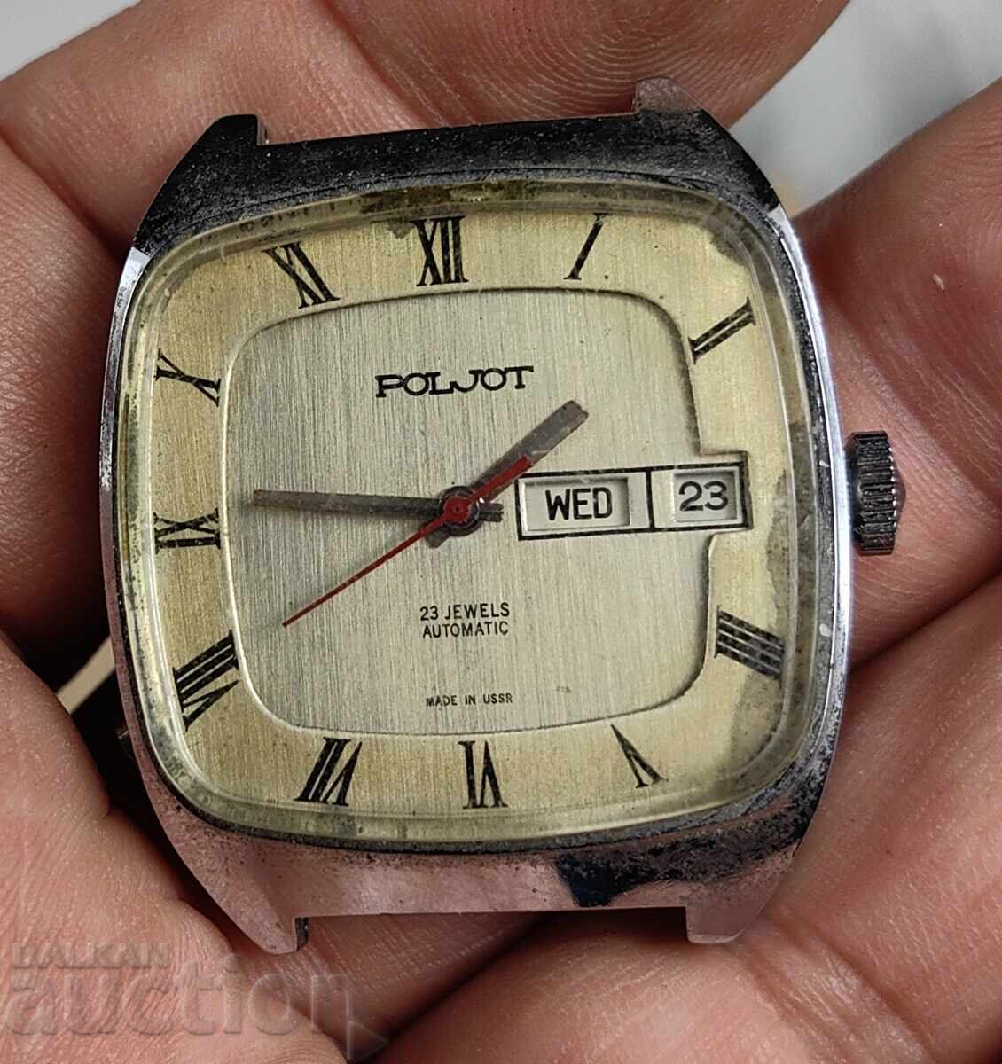 POLJOT AUTOMATIC 23 JEWELS FLIGHT NON-WORKING WATCH USSR with price 49.00 BGN | € 25.05 POLJOT AUTOMATIC 23 JEWELS FLIGHT NON-WORKING WATCH USSR with price 49.00 BGN | € 25.05