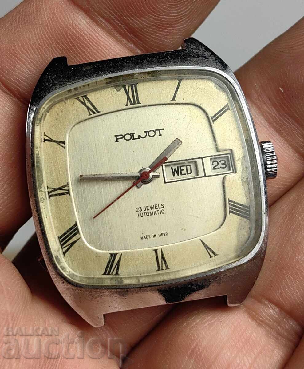 POLJOT AUTOMATIC 23 JEWELS FLIGHT NON-WORKING WATCH USSR POLJOT AUTOMATIC 23 JEWELS FLIGHT NON-WORKING WATCH USSR