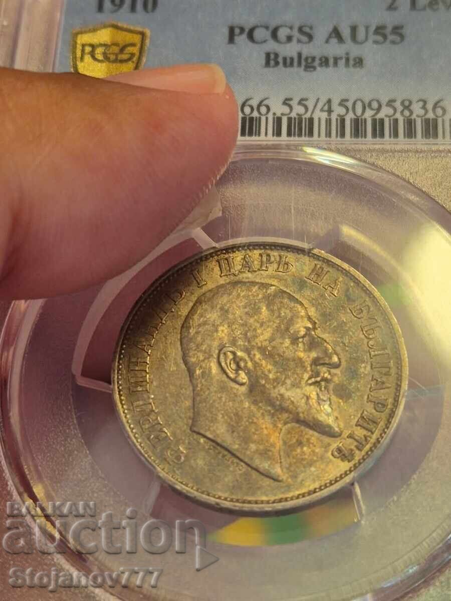 2 BGN 1910 AU55 2 BGN 1910 AU55