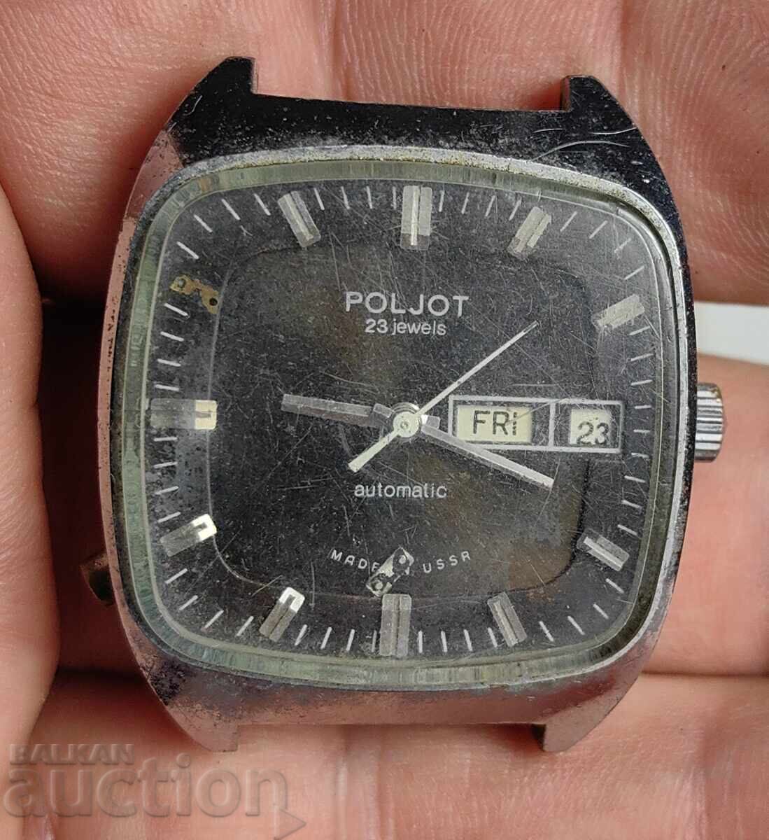 POLJOT AUTOMATIC 23 JEWELS FLIGHT NON-WORKING WATCH USSR POLJOT AUTOMATIC 23 JEWELS FLIGHT NON-WORKING WATCH USSR