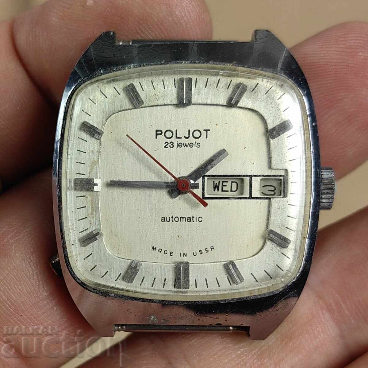 POLJOT AUTOMATIC 23 JEWELS FLIGHT NON-WORKING WATCH USSR with price 49.00 BGN | € 25.05 POLJOT AUTOMATIC 23 JEWELS FLIGHT NON-WORKING WATCH USSR with price 49.00 BGN | € 25.05
