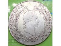 20 Kreuzer 1830 Austria B - Kremnitz Silver - Rare