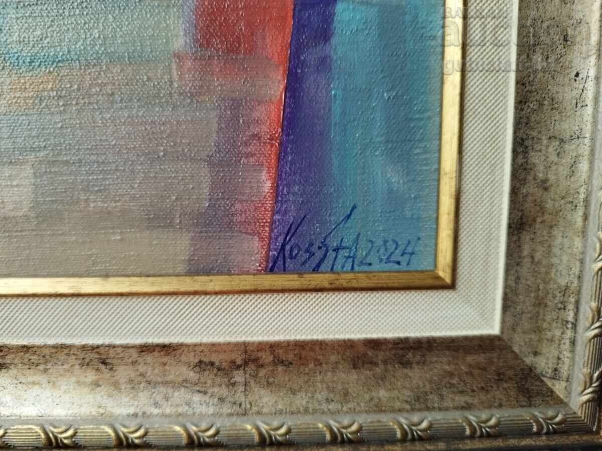 Δημοπρασία Πίνακας "Διάθεση", ζωγρ. Κωνσταντίνου Στανοέφ (Κώστα)