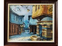 Tablou "Fântâna veche din Nessebar", pict. K. Stanoev (Kosta)