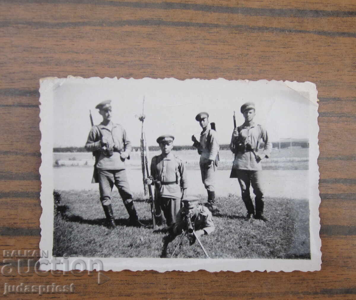 ΒΣΒ Βασίλειο της Βουλγαρίας στρατιωτική φωτογραφία στρατιώτες με πολυβόλο ΒΣΒ Βασίλειο της Βουλγαρίας στρατιωτική φωτογραφία στρατιώτες με πολυβόλο