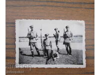 ВСВ Царство България военна снимка войници с картечница