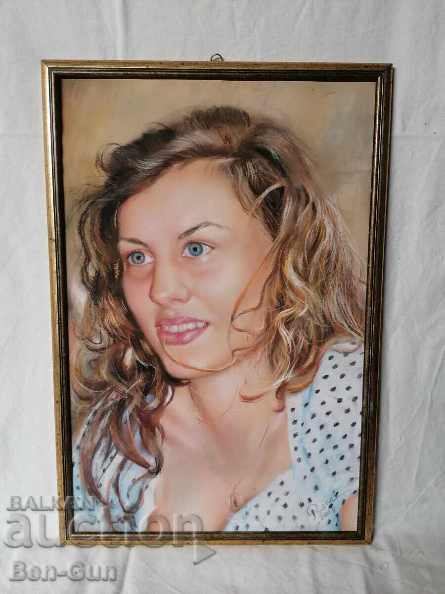 Portret de la artistul Rumen Velev cu preț 100.00 BGN | € 51.13