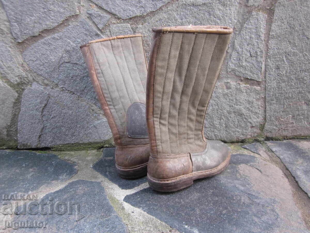 Vechi cizme militare bulgare de santinelă cu ținte - 5