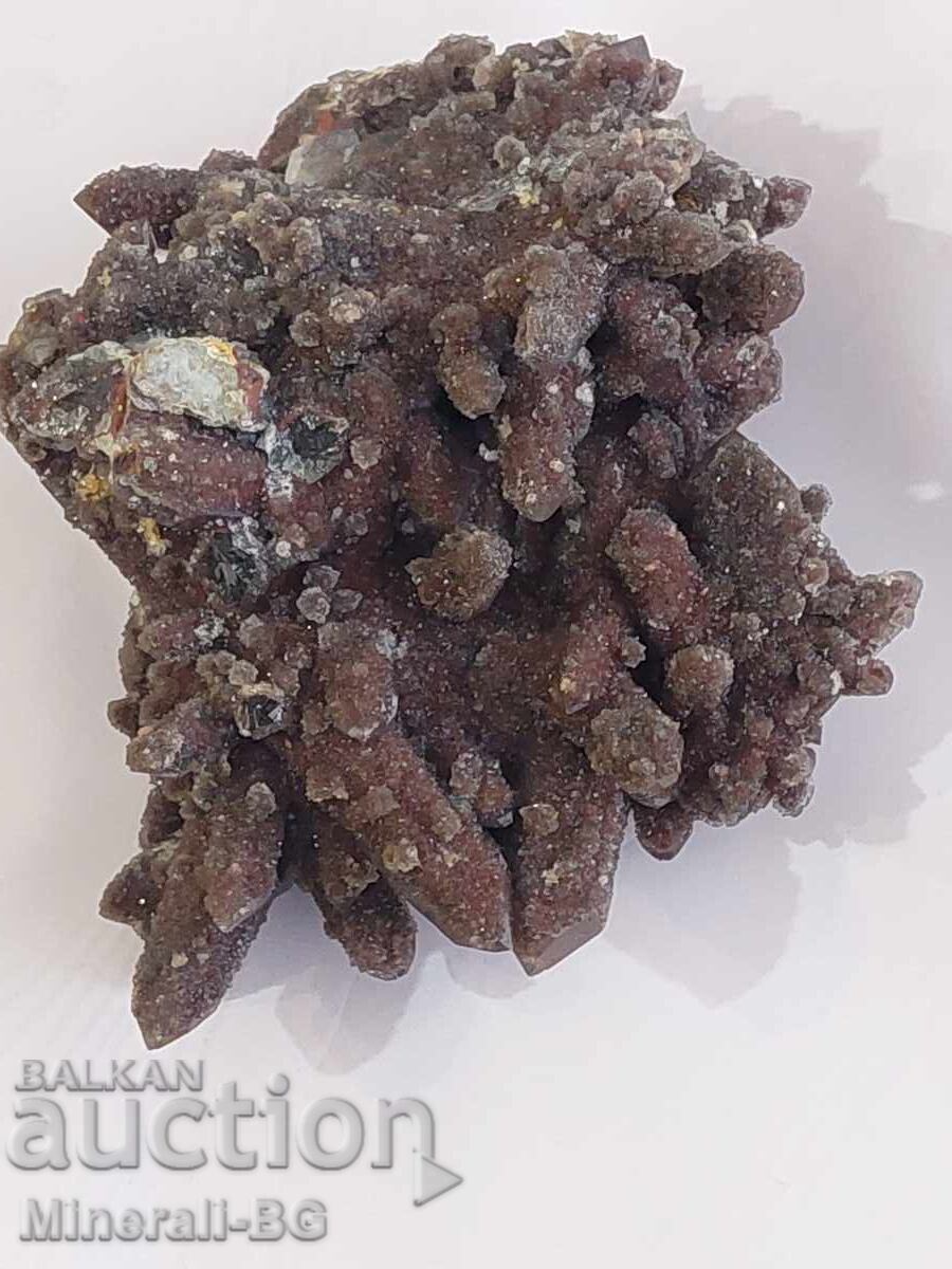 Delivery of Mountain crystal with hematite. Unique Delivery of Mountain crystal with hematite. Unique