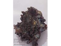 Mountain crystal with hematite. Unique