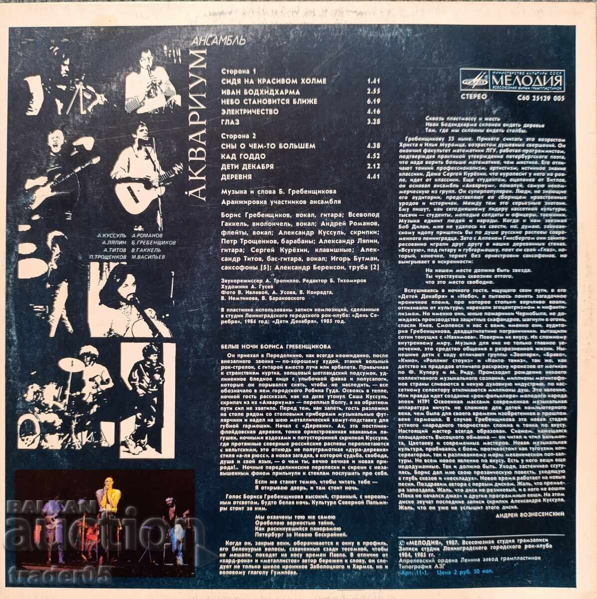 AQUARIUM - gramophone record with price 15.00 BGN | € 7.67