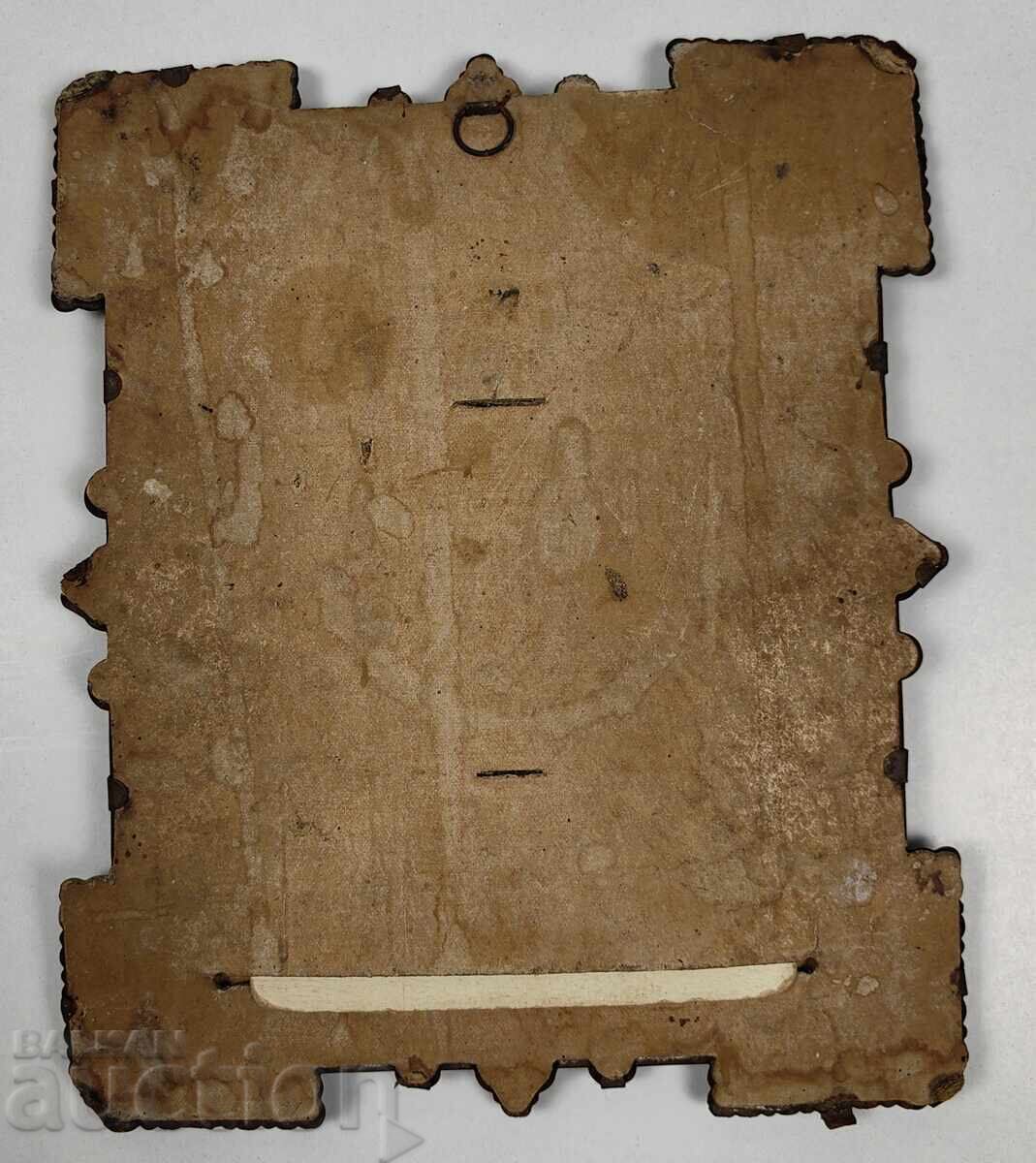 Доставка на НАД 100-ГОДИШНА СТАРА СНИМКА С РАМКА ОТ ПЕРИОДА МЪЖ КАРТОН