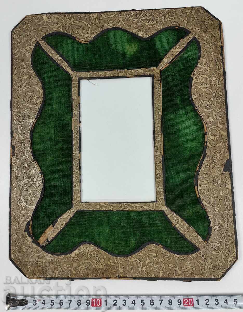 Πάνω από 100 ετών παλιά μεγάλη κορνίζα για φωτογραφία