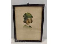 1933 RUSSE REPRODUCȚIE REGATUL BULGARIEI RAMĂ TABLOU FOTOGRAFIE