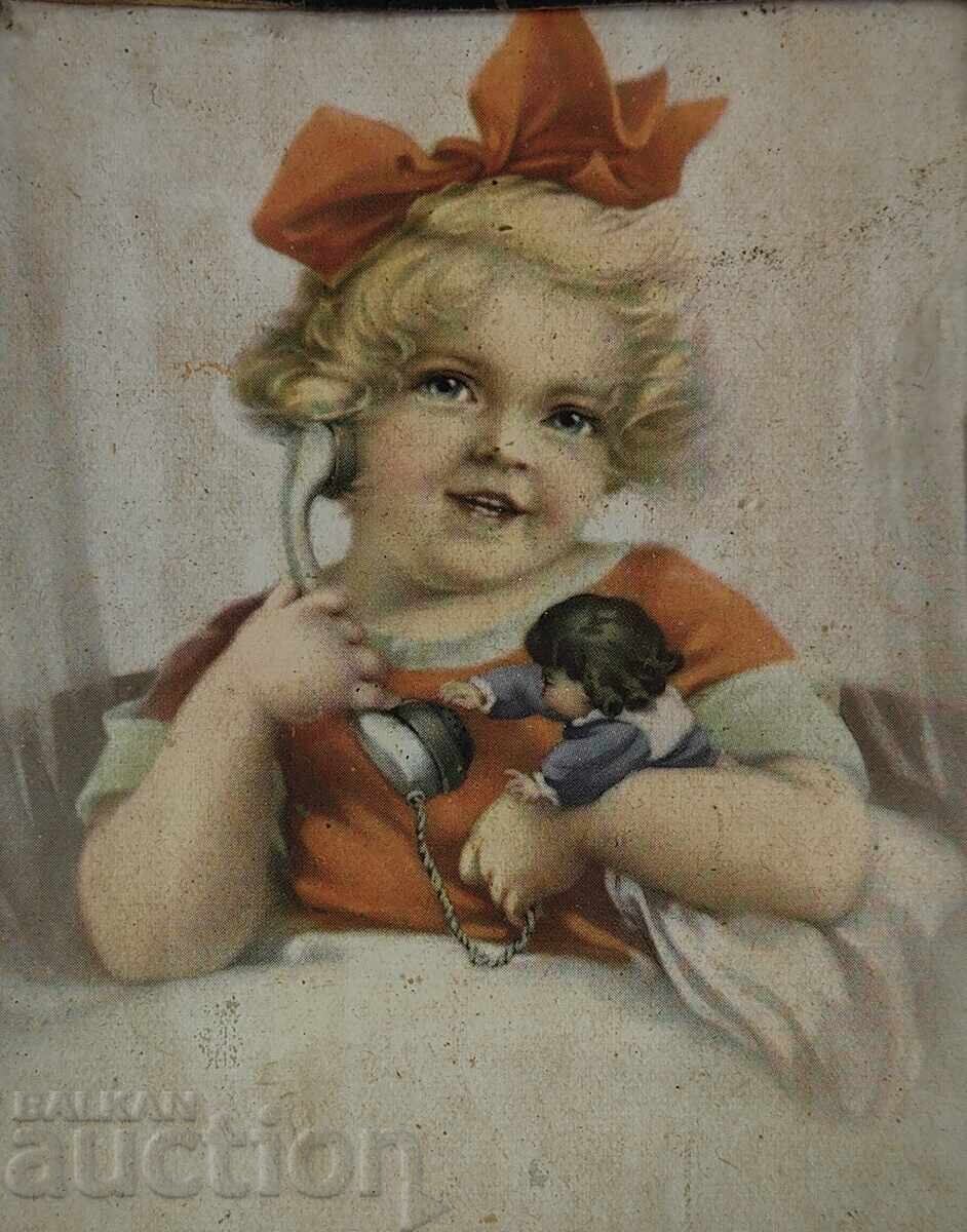 CHILD'S TOY REPRODUCTION KINGDOM OF BULGARIA FRAME PICTURE with price 19.00 BGN | € 9.71