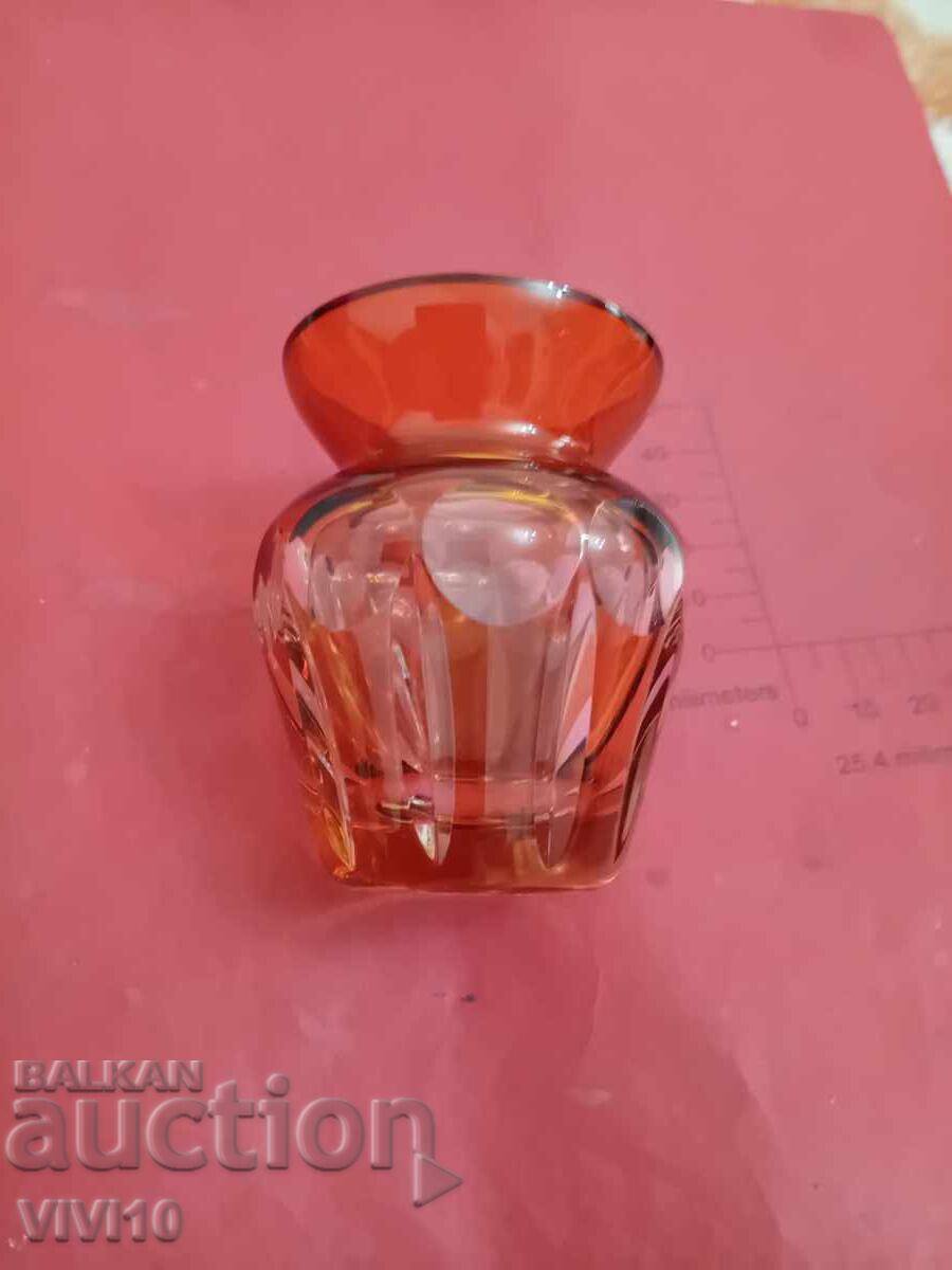 Antique vase, crystal 8cm with price 30.00 BGN | € 15.34
