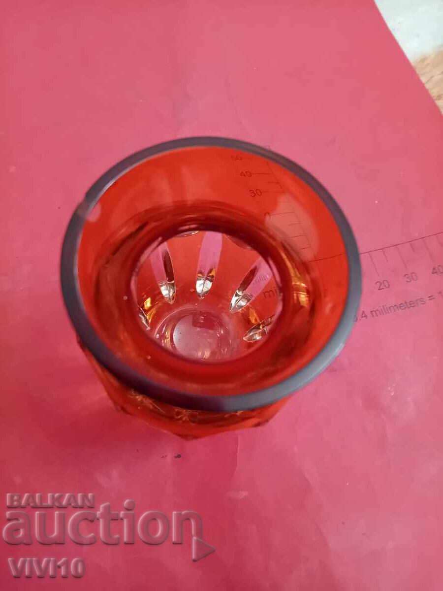 Auction  Antique vase, crystal 8cm