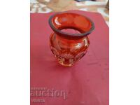 Antique vase, crystal 8cm