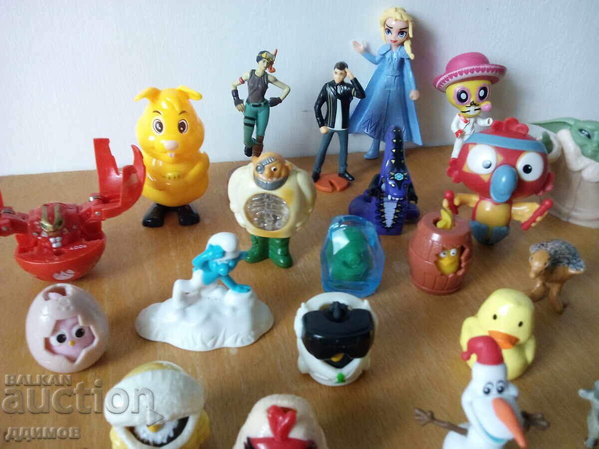 30 κομμάτια παιχνίδια από την Kinder Surprise και άλλα - 5