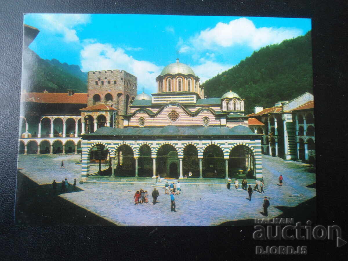 ΜΟΝΗ ΡΙΛΑ - η εκκλησία, Παλιά καρτ ποστάλ