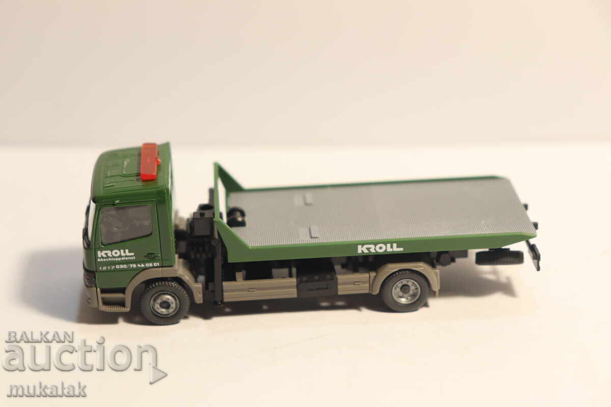 WIKING 1:87 H0 MERCEDES ATEGO КАМИОН РЕПАТРАК АВТОВОЗ с цена 40.00 лв. | € 20.45 WIKING 1:87 H0 MERCEDES ATEGO КАМИОН РЕПАТРАК АВТОВОЗ с цена 40.00 лв. | € 20.45