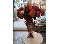 Γαλλικό πορσελάνινο βάζο – χειροποίητο (Peint à la main)