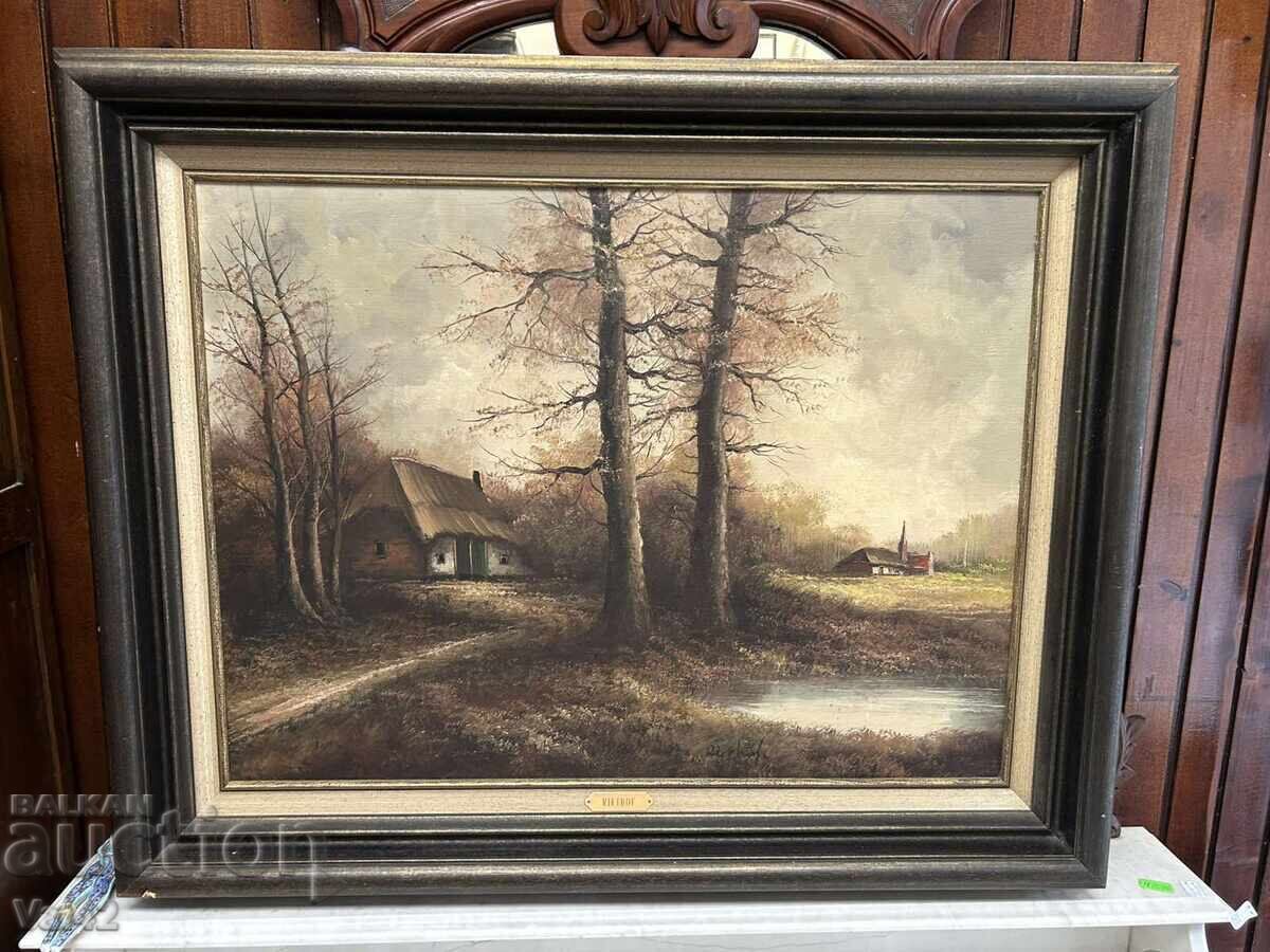 Τοπίο - Λάδι σε καμβά (100 × 80 εκ.)