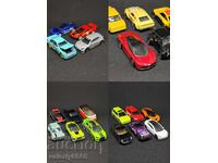 21 Hot Wheels, Matchbox, and Majorette toy cars