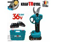 Foarfecă de vie cu acumulator și display - fără perii KRAFT ROY