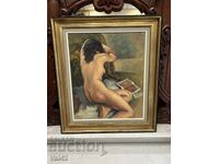 Ελαιογραφία – Γυναικείο γυμνό, 66×76 εκ